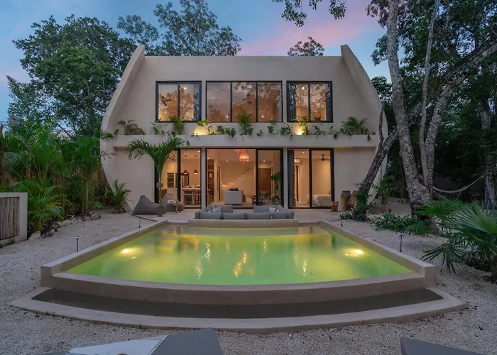 Casa Izar Cozy Villa-heated Pool-firepit-jacuzzi Villa Tulum